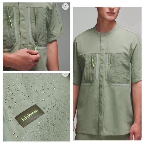 Water-Repellent Hiking Short-Sleeve Shirt Lululemon - Picture 3 of 11